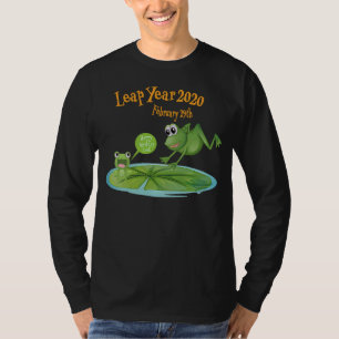 T-shirt Anniversaire du bonjour pour les pères 29 février