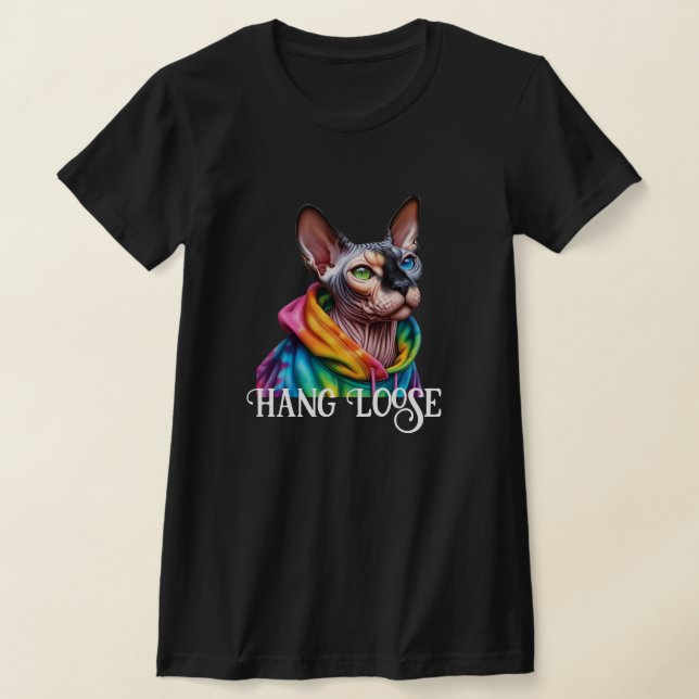T-shirt Anniversaire du Chat Sphynx sur la Colline (Poser)
