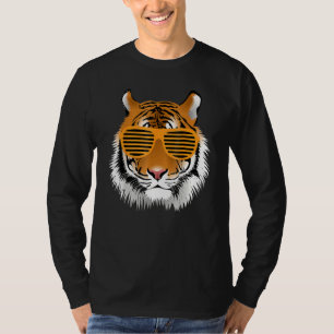 T-shirt Anniversaire Du Cool Garçon Tiger Striped Animal T