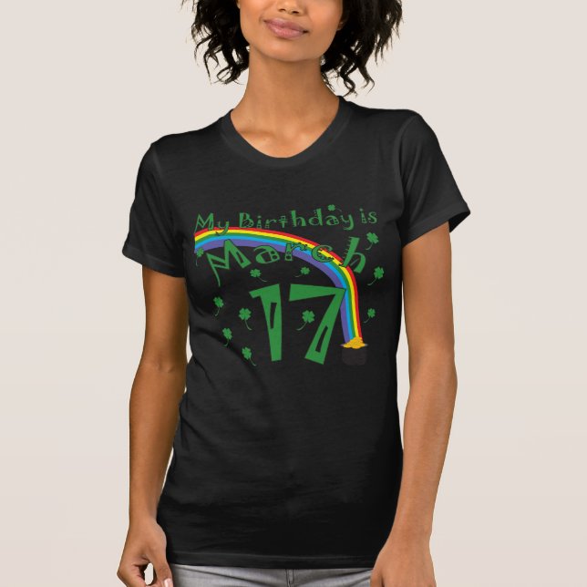 T-shirt Anniversaire du jour de St Patrick (Devant)