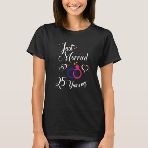 T-shirt Anniversaire du Mariage de 25 ans