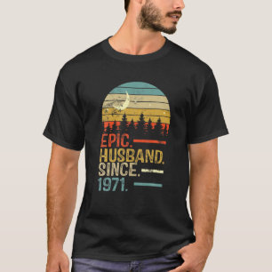T-shirt Anniversaire du mariage vintage Meilleur Mari depu