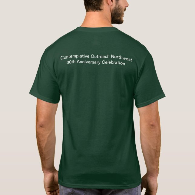 T-shirt Anniversaire du nord-ouest d'Outreach contemplatif (Dos)