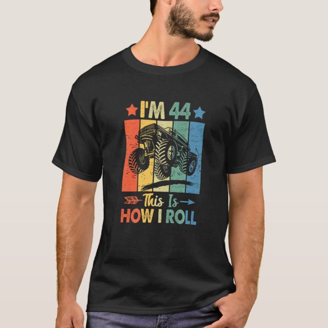 T-shirt Anniversaire du Trucker Retro C'est comme ça que j (Devant)
