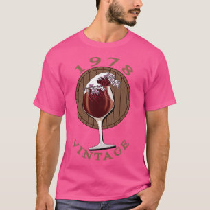 T-shirt Anniversaire du vin 1978 Vintage
