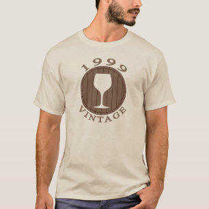T-shirt Anniversaire du vin 1999 Vintage