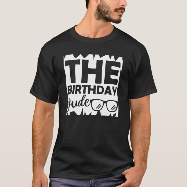 T-shirt Anniversaire Dude Graphic (Devant)