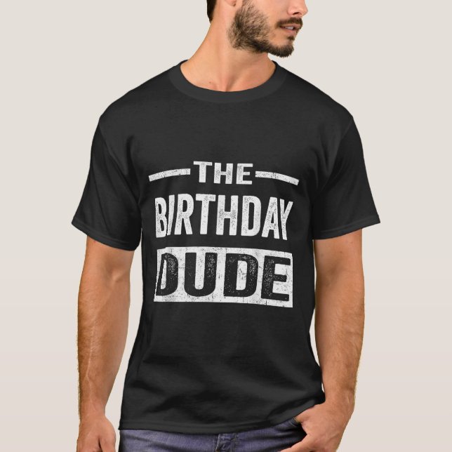T-shirt Anniversaire Dude Graphic Novelty Hommes Femmes Ga (Devant)