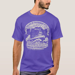 T-shirt Anniversaire Edmund Fitzgerald Grands Lacs Maritim