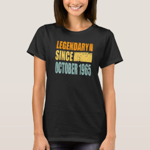T-shirt Anniversaire En Octobre 1965