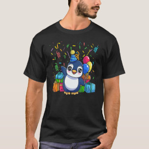 T-shirt Anniversaire Enfants Penguin fête d'anniversaire Z