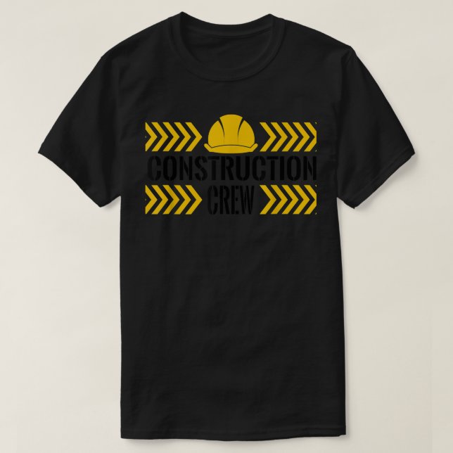 T-shirt Anniversaire Équipe 1ère construction Anniversaire (Design devant)