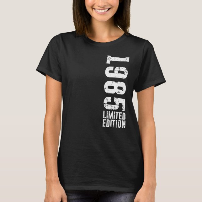 T-shirt Anniversaire et vintage 1985 (Devant)