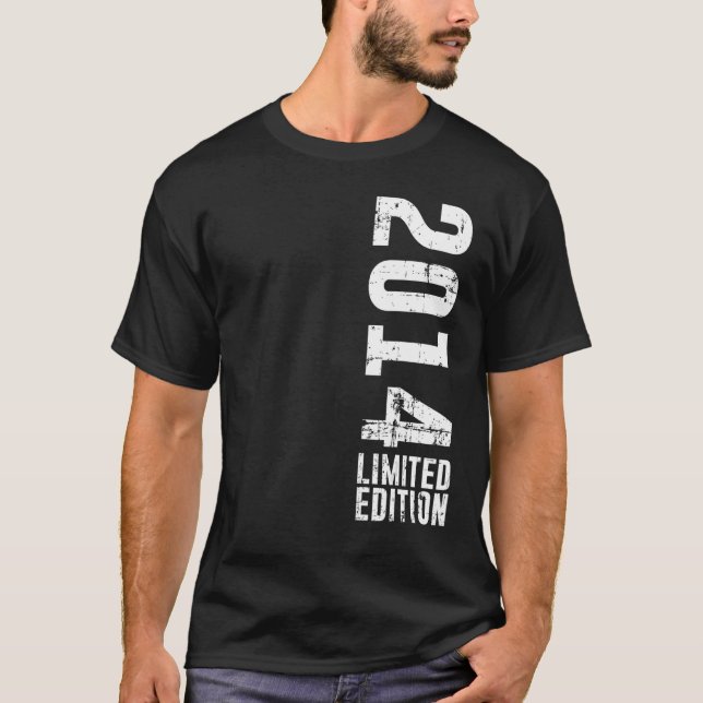 T-shirt Anniversaire Et Vintage 2014 (Devant)