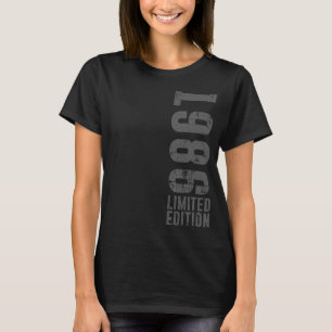 T-shirt Anniversaire et vintage né en 1986