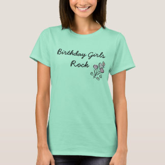 T-shirt Anniversaire filles Rock