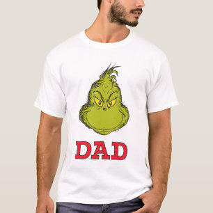 T-shirt Anniversaire Flocon de Neige Grinch Rouge et Vert
