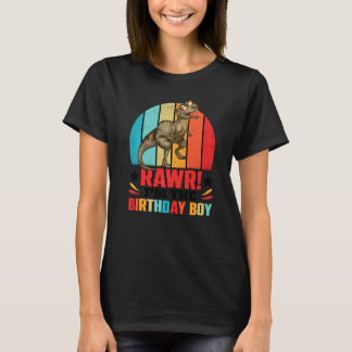 T-shirt Anniversaire Garçon Dinosaur Garçons Correspondant