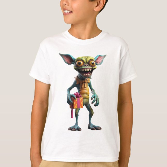 T-shirt Anniversaire Garçon Gremlin (Devant)
