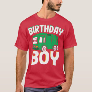 T-shirt Anniversaire Garçon - Recycle Trash Truck