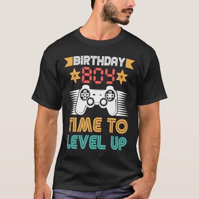 T-shirt Anniversaire Garçon Temps Pour Augmenter Anniversa (Devant)