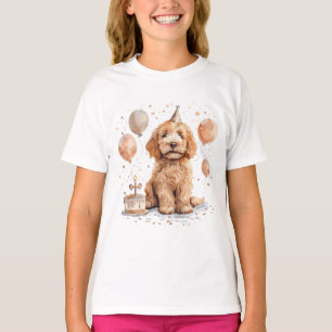 T-shirt Anniversaire Goldendoodle Chien Anniversaire Gâtea