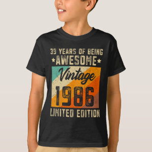 T-shirt &#; Anniversaire Hommes &#; Années Femmes âgées 19