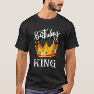 T-shirt Anniversaire Hommes Garçon Fête des Rois Hommes N