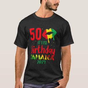T-shirt Anniversaire Jamaïque 30e 50e tenue de fête 2024 L