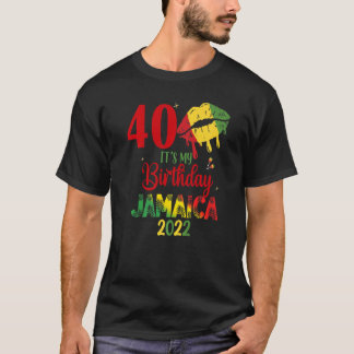 T-shirt Anniversaire Jamaïque fille 30ème 50ème match de t