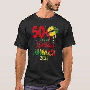 T-shirt Anniversaire Jamaïque fille 30ème 50ème match de t