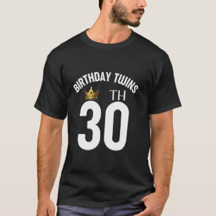 T-shirt Anniversaire Jumeaux 30e 30 ans Frère Soeur Tw
