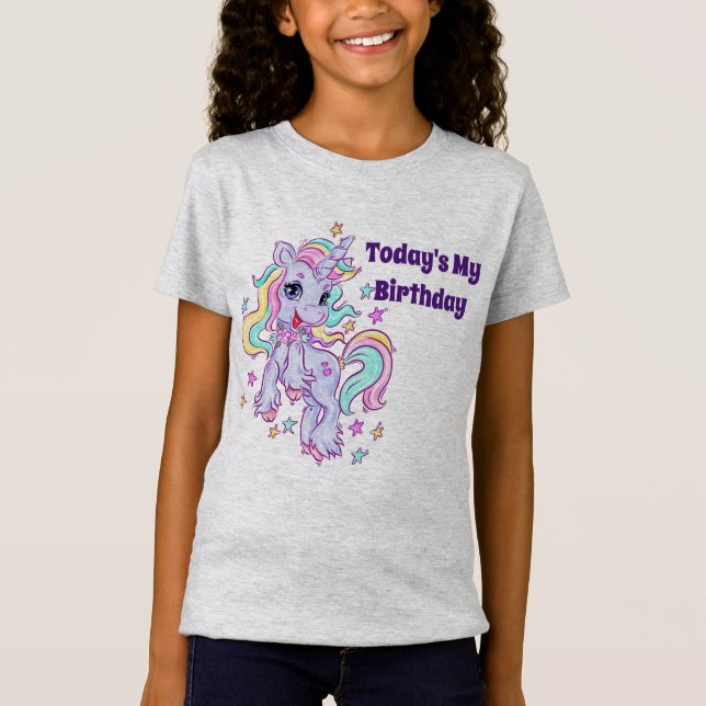 T-Shirt Anniversaire Licorne (Devant)