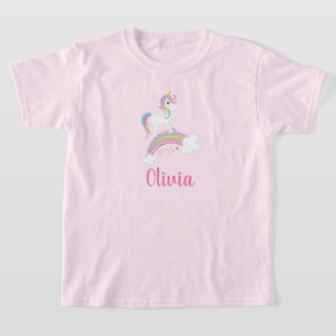 T-shirt Anniversaire magique de licorne d'arc-en-ciel