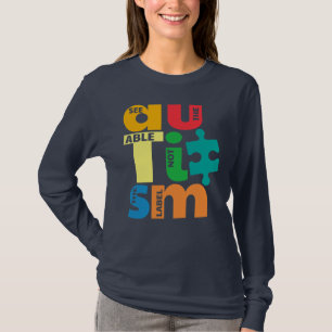 T-shirt Anniversaire Maman Autisme Voir La Capacité Et Non