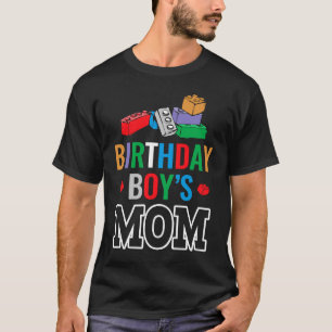 T-shirt Anniversaire Maman du garçon Bâtiments 6
