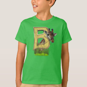 T-shirt Anniversaire - Monogramme majuscule - lettre B