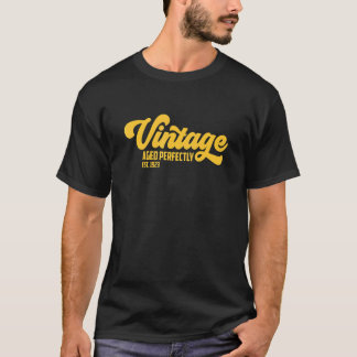 T-shirt Anniversaire Né En 1923 Vintage Âgé Parfaitement