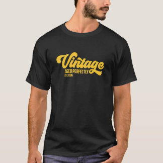 T-shirt Anniversaire Né En 1936 Vintage Âgé Parfaitement