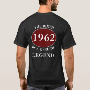 T-shirt Anniversaire N'Importe Quelle Année Née En Monogra