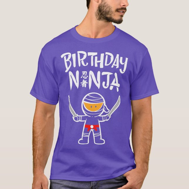 T-shirt Anniversaire Ninja (Devant)