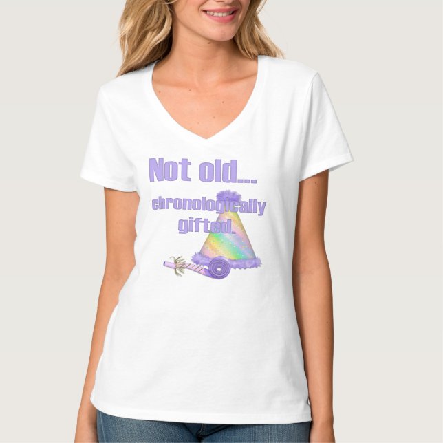 T-shirt Anniversaire non ancien (Devant)