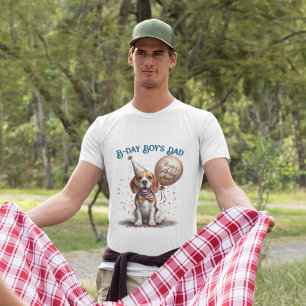 T-shirt Anniversaire Papa Beagle Chien Balloon Personnalis
