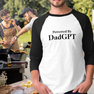 T-shirt Anniversaire Papa Drôle Propulsé par la Blague Tec