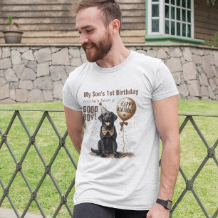 T-shirt Anniversaire Père Black Lab Personnalisé