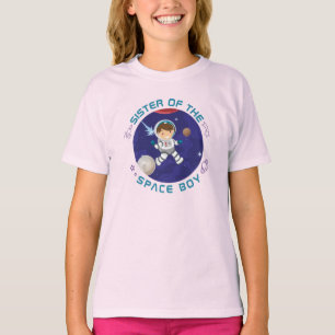 T-shirt Anniversaire personnalisé de garçon de l'espace ex