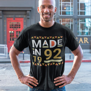 T-shirt Anniversaire Personnalisé Rétro Fabriqué