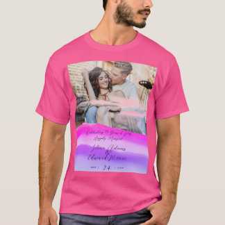 T-shirt Anniversaire photo de superposition de l'holograph