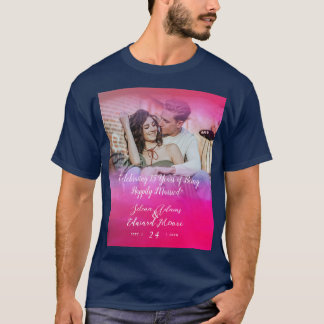 T-shirt Anniversaire photo Holographie Personnalisée
