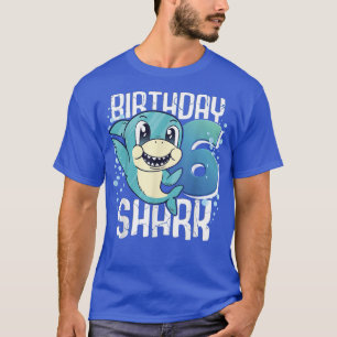 T-shirt Anniversaire Requin 6Anniversaire Requin Requin 6 
